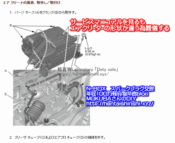 Nbox Dba Jf1 のスパークプラグ交換したよ Spark Plugs New For Old 地方のフリーランス軽貨物ドライバー