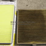 古いフィルター2021年10月5日交換純正「95860-81A01」デンソー「014535-1120」エアコンフィルター交換スズキキャリィDA16T交換・軽貨物ジャーナリスト「モクバブログ」mokubaブログ・非志チャンネル林・F西田･袋小路金造残日禄