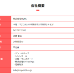 軽貨物LINE協会の加盟店こと「株式会社HOPE」T1040001102212さんの公式URL「hope923.co.jp」から代表者「近藤竜治」と電話番号047-707-3362･047-316-2481･080-4195-2240[0477073362･0473162481･08041952240]判明
