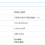 古くから記事にする「有限会社高匠」T6140002027625さんの公式URL「takasyo.crayonsite.com」から代表者「河野はるみ」と電話番号06-6706-0281[0667060281]判明