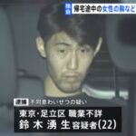 「女性の胸を触りたくて我慢できずやってしまった」と路上で女性にわいせつな行為をしたとして、不同意わいせつの疑いで、「鈴木湧生」すずきゆうい容疑者(22)を逮捕した・軽貨物ジャーナリスト「モクバブログ」mokubaブログ・非志チャンネル林・F西田・袋小路金造残日録